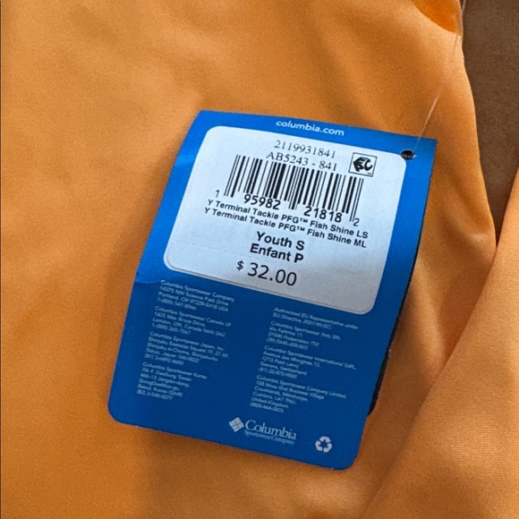 Columbia Boys' PFG Terminal Tackle™ Fish Shine Long Sleeve Shirt- Small (8) - Picture 7 of 10